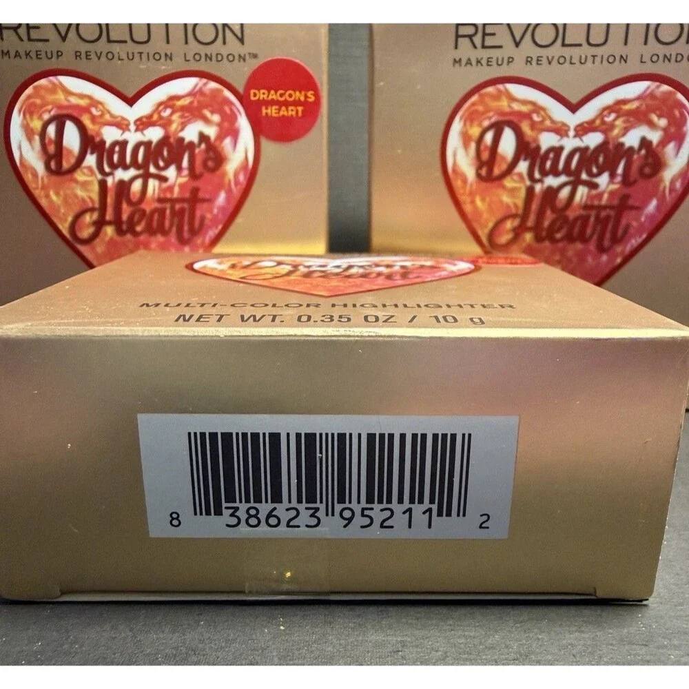 Revolution Dragon’s Heart Multi‑Color Highlighter – Rainbow Glow Illuminator